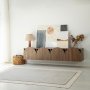HANAH HOME TV polica Mesta Walnut - slika 1