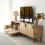 HANAH HOME TV polica Mesta Oak v2 - slika 4
