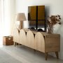 HANAH HOME TV polica Mesta Oak v2 - slika 5