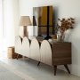 HANAH HOME TV polica Mesta Walnut v2 - slika 4