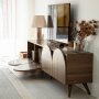 HANAH HOME TV polica Mesta Walnut v2 - slika 5