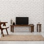 HANAH HOME TV polica Ida Walnut - slika 1