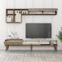 HANAH HOME TV polica Milan TV Walnut Cream - slika 2