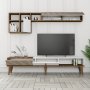HANAH HOME TV polica Milan TV Walnut White - slika 2