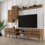 HANAH HOME TV polica Class S Walnut - slika 2