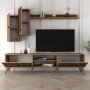 HANAH HOME TV polica Class S Walnut - slika 3
