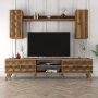 HANAH HOME TV polica Class S Walnut - slika 4