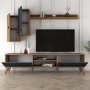 HANAH HOME TV polica Class S Walnut Chalcedony - slika 3