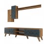 HANAH HOME TV polica Class S Walnut Chalcedony - slika 5