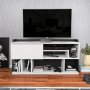 HANAH HOME TV polica Raca White Black - slika 1