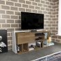 HANAH HOME TV polica Raca White Oud Oak - slika 2