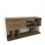 HANAH HOME TV polica Raca White Oud Oak - slika 4