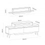 HANAH HOME TV polica MC607228 - slika 5