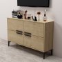 HANAH HOME TV polica Ctn Sapphire Oak - slika 3