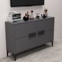 HANAH HOME TV polica Ctn Anthracite - slika 2