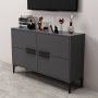 HANAH HOME TV polica Ctn Anthracite - slika 3
