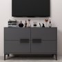 HANAH HOME TV polica Ctn Anthracite - slika 1
