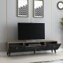 HANAH HOME TV polica Cavelli Walnut - slika 2