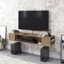 HANAH HOME TV polica Peti Walnut - slika 1