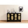 HANAH HOME Komoda Simona 80 Black - slika 2