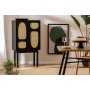HANAH HOME Komoda Simona 135 Black - slika 1