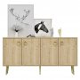 HANAH HOME Komoda Drop Sapphire Oak - slika 3