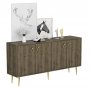 HANAH HOME Komoda Drop Walnut - slika 2