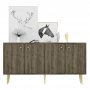 HANAH HOME Komoda Drop Walnut - slika 3
