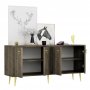 HANAH HOME Komoda Drop Walnut - slika 4