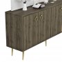 HANAH HOME Komoda Drop Walnut - slika 5