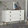 HANAH HOME Komoda Nadya White Walnut - slika 2
