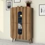HANAH HOME Višenamenski ormar Mine Walnut Blue - slika 2