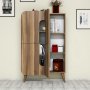 HANAH HOME Višenamenski ormar Mine Walnut Blue - slika 3