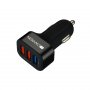 CANYON C-07 Univerzalni 3xUSB adapter za automobil (1 USB sa brzim punjačem QC3.0) - slika 1
