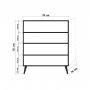 HANAH HOME Višenamenski ormar Multilux 731 - slika 5
