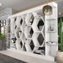 HANAH HOME Polica za knjige Sueno White - slika 4