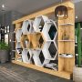 HANAH HOME Polica za knjige Sueno White Oak - slika 4
