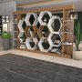 HANAH HOME Polica za knjige Sueno White Walnut - slika 5