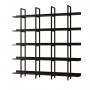 HANAH HOME Polica za knjige Loft Black - slika 3