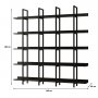 HANAH HOME Polica za knjige Loft Black - slika 4