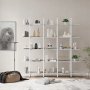 HANAH HOME Polica za knjige Loft White - slika 2
