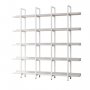 HANAH HOME Polica za knjige Loft White - slika 3
