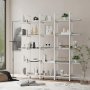 HANAH HOME Polica za knjige Loft White - slika 1
