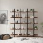 HANAH HOME Polica za knjige Loft Brown - slika 2