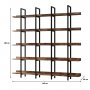 HANAH HOME Polica za knjige Loft Brown - slika 4