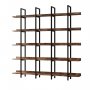 HANAH HOME Polica za knjige Loft Brown - slika 5