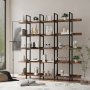 HANAH HOME Polica za knjige Loft Brown - slika 1