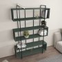 HANAH HOME Polica za knjige Bruti Green Black - slika 3