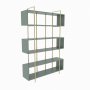 HANAH HOME Polica za knjige Bruti Green Gold - slika 5