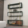 HANAH HOME Polica za knjige Bruti Green Gold - slika 1